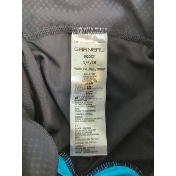 Garneau Cycling Shorts Women's Athletic Black Padded Stretch Size Small - Picture 4 of 6